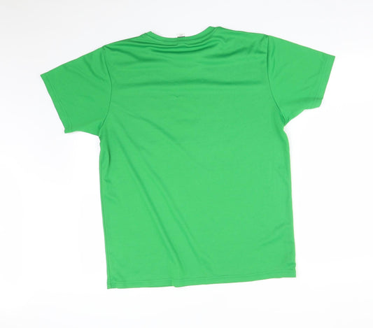 Roly Mens Green Basic T-Shirt Size L - LIVERPOOL SPRING 10K 2019