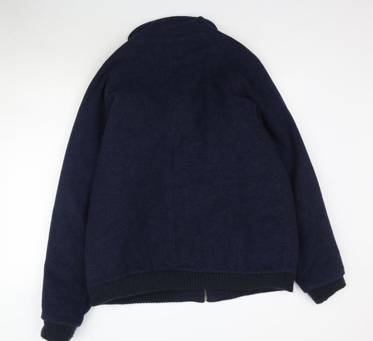 Cheems Mens Blue Jacket Size M