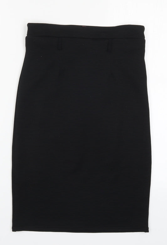 Ribbon Womens Black Straight & Pencil Skirt Size 10