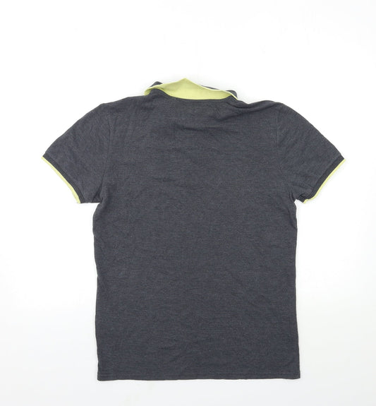 Threadbare Mens Grey Polo Size S