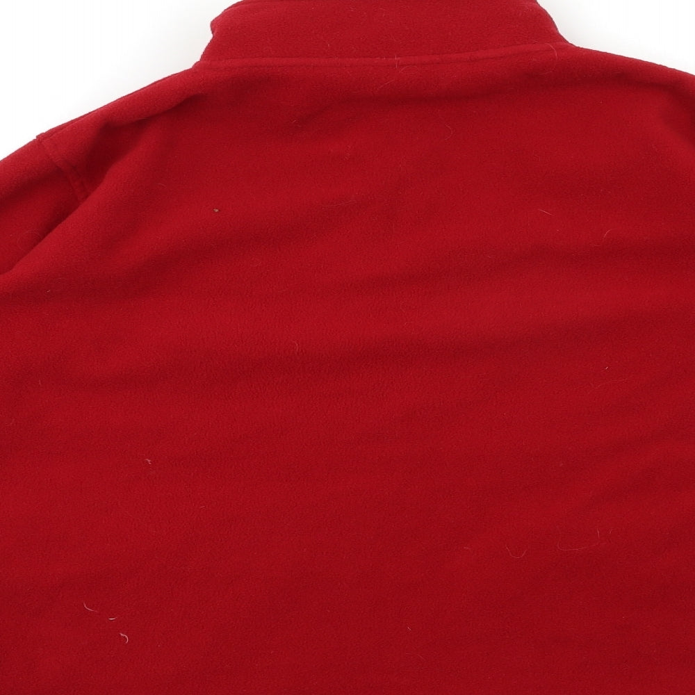 EWM Womens Red Fleece Jacket Size 18
