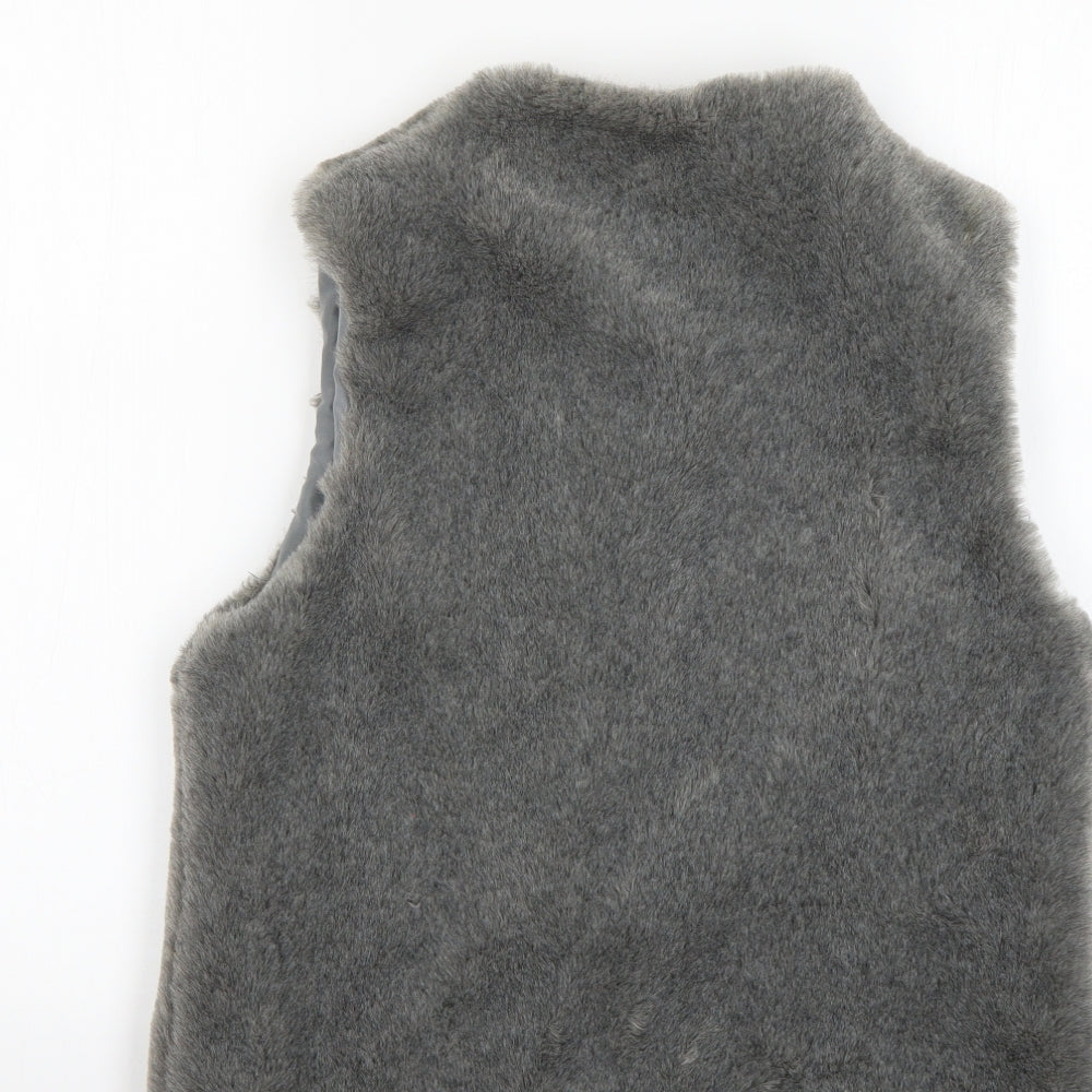 b c clothing Womens Grey Gilet Coat Size L