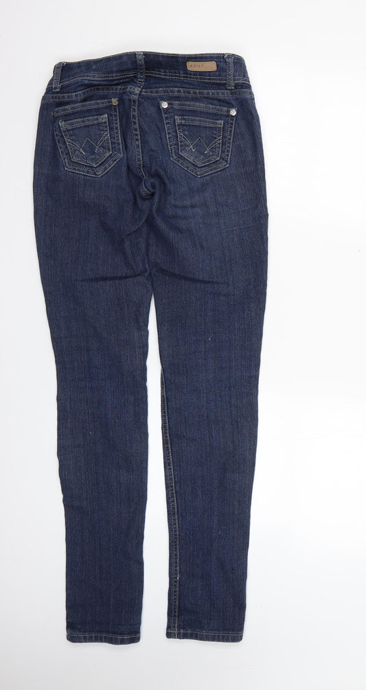 Krisp Womens Blue Skinny Jeans Size 6 L31 in