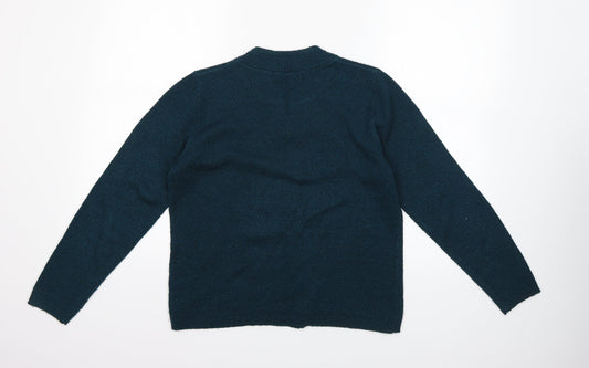BM Womens Green Pullover Jumper Size S