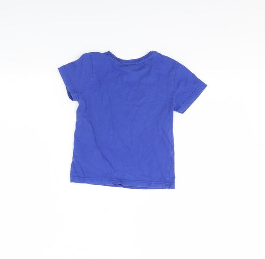 Primark Boys Blue Basic T-Shirt Size 4 Years - Super hero