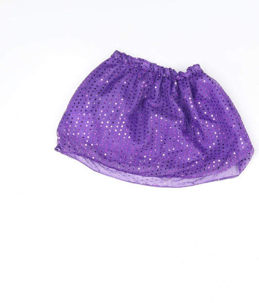 dream dazzlers Girls Purple Mini Skirt Size 3 Years