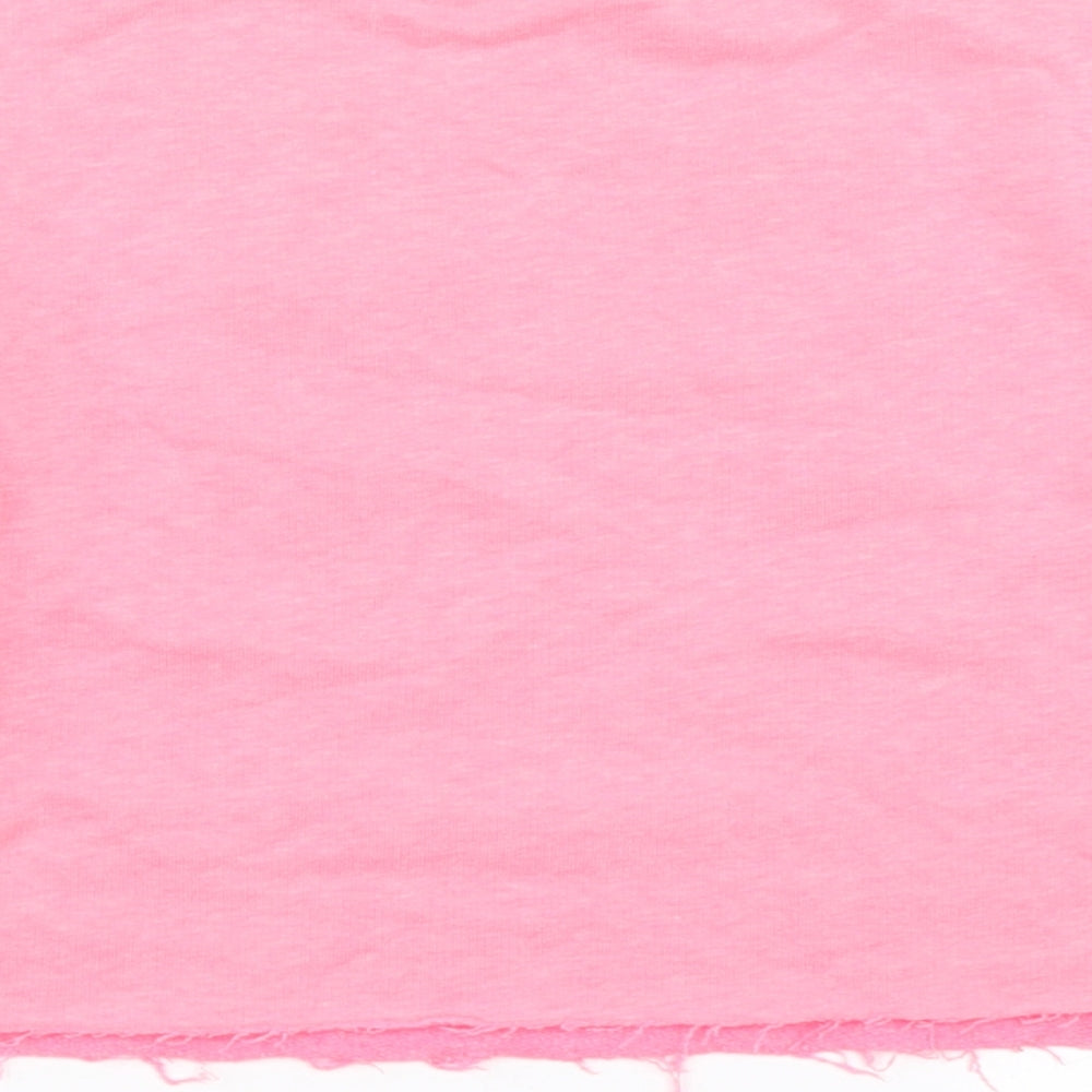 Miss E-vie Girls Pink Pullover Sweatshirt Size 7-8 Years - Cropped