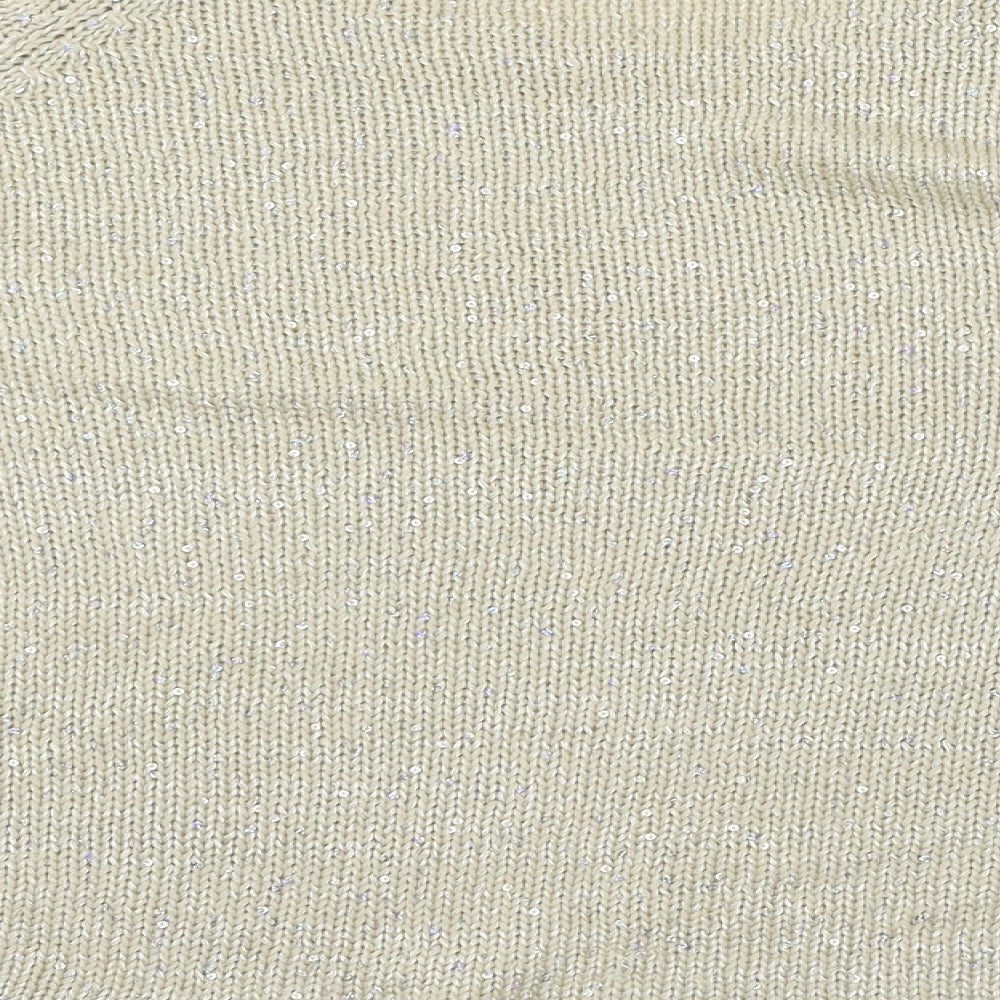 Marks and Spencer Womens Ivory Knit Pullover Jumper Size S