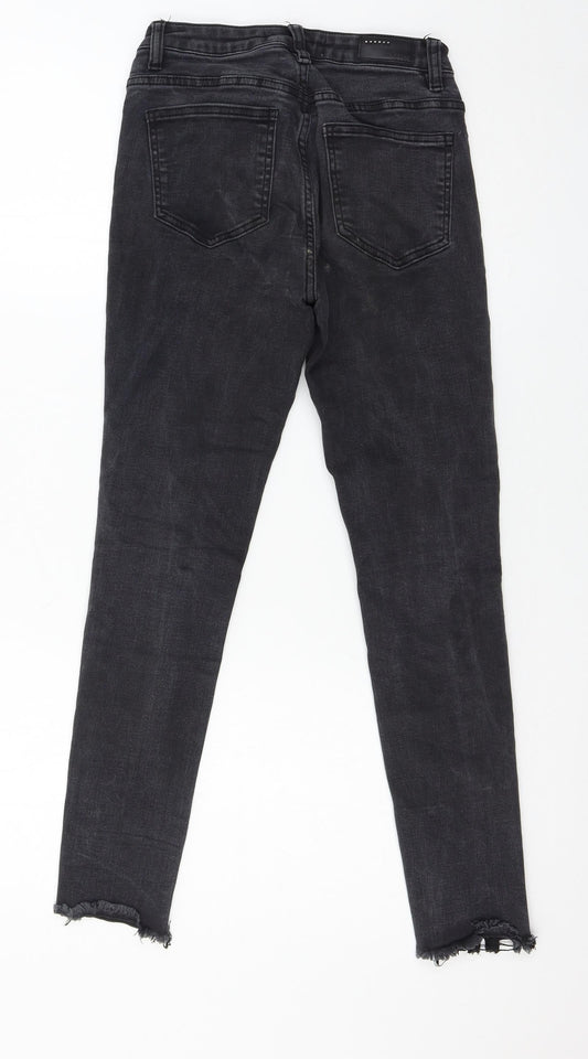Ke Dress Womens Grey Denim Skinny Jeans Size 26 in L26 in