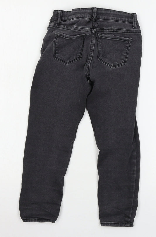Gap Girls Grey Denim Skinny Jeans Size 7 Years