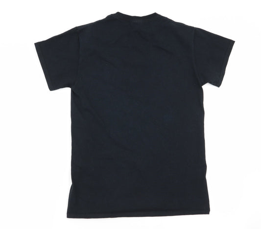 Gildan Mens Black T-Shirt Size S
