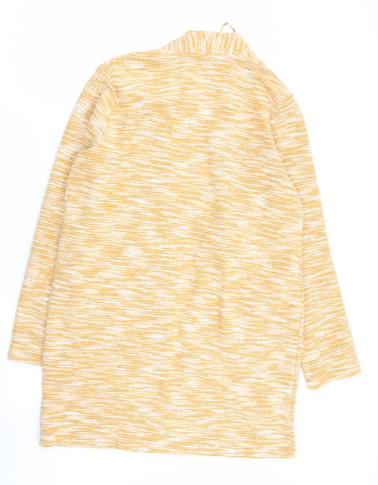 Nutmeg Womens Yellow Overcoat Coat Size 10