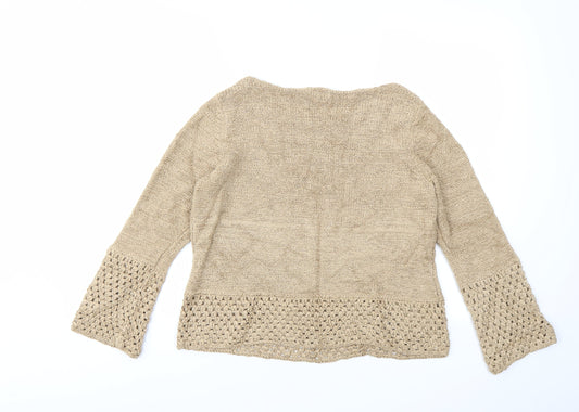 M&S Womens Beige Pullover Jumper Size L