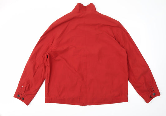 BUSH Womens Red Jacket Coat Size 46