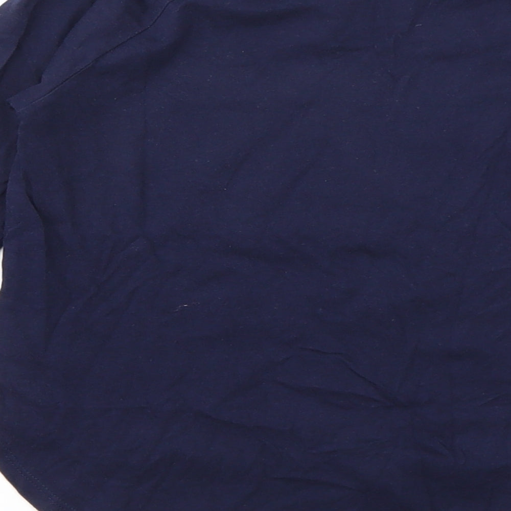 GAP Girls Blue Geometric Basic T-Shirt Size S