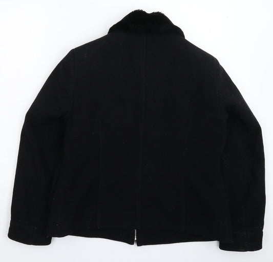 Dorothy Perkins Womens Black Jacket Coat Size 16