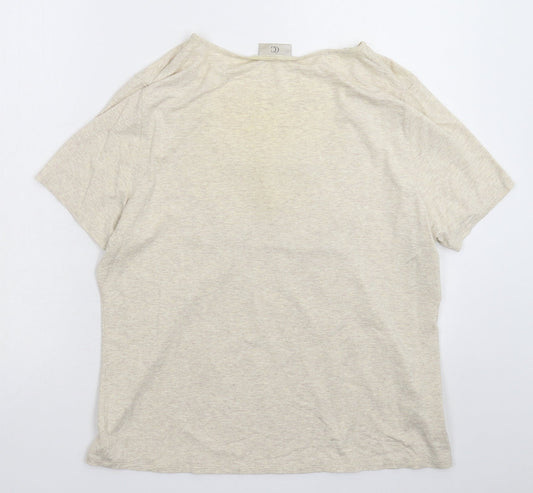 Country Casuals Womens Grey Basic T-Shirt Size XL