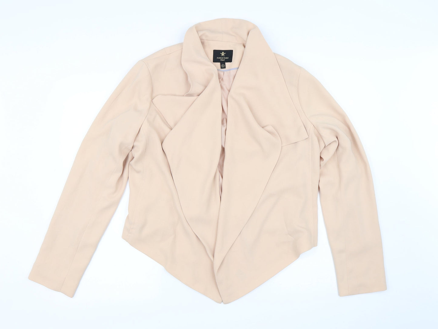 Massimo Fabbro Womens Beige Jacket Size 14