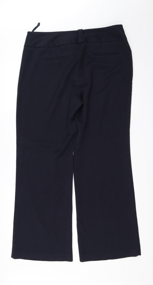 Marks and Spencer Womens Blue Trousers Size 14 L30 in