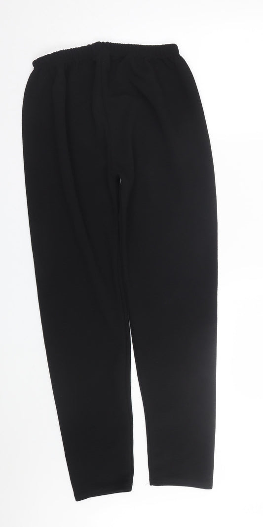 Preworn Womens Black Trousers Size S L28 in