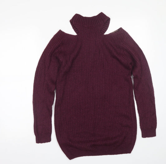 Select Womens Purple Pullover Jumper Size 8