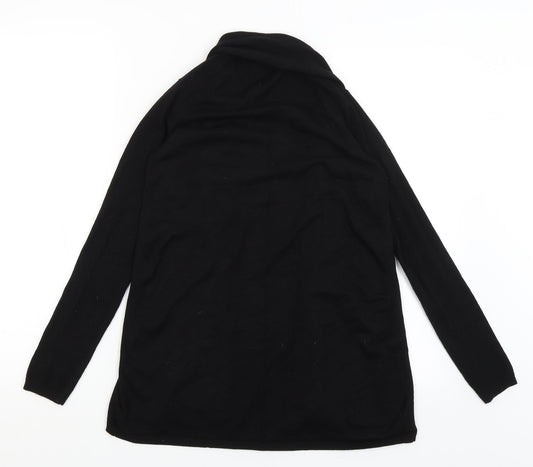 Zara Womens Black Shrug Jumper Size S