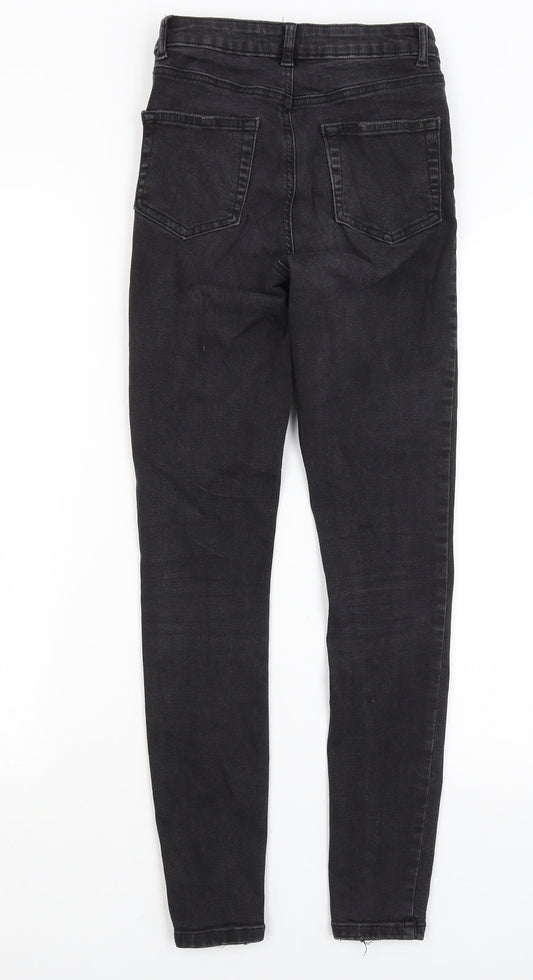 Denim Co Womens Black Skinny Jeans Size 6 L27 in