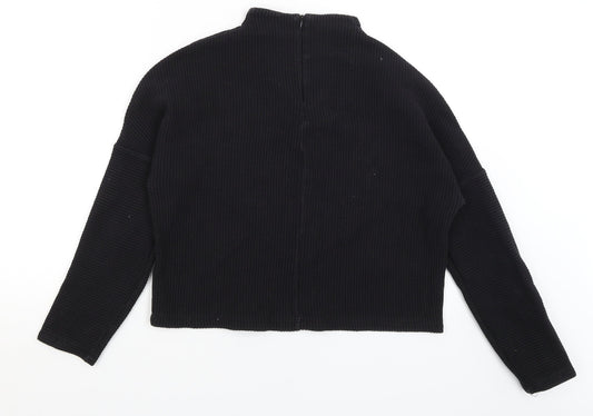 Souluxe Womens Black Pullover Jumper Size M