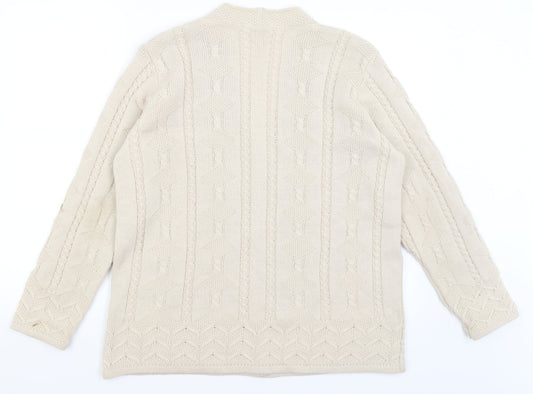 Berkertex Womens Beige Shrug Jumper Size 14