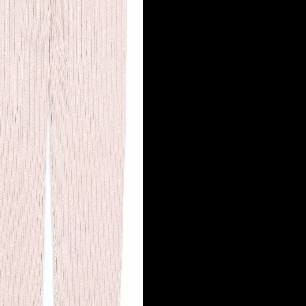 Disney Girls Pink Capri Trousers Size 11-12 Years - Minnie Mouse