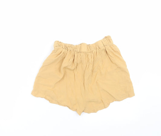 Primark Womens Beige Hot Pants Shorts Size 10