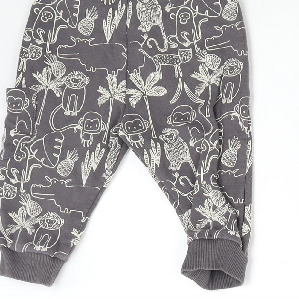 M&S Baby Grey Sweatpants Trousers Size 3-6 Months