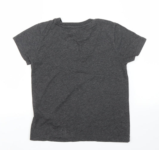Primark Boys Grey Basic T-Shirt Size 5 Years