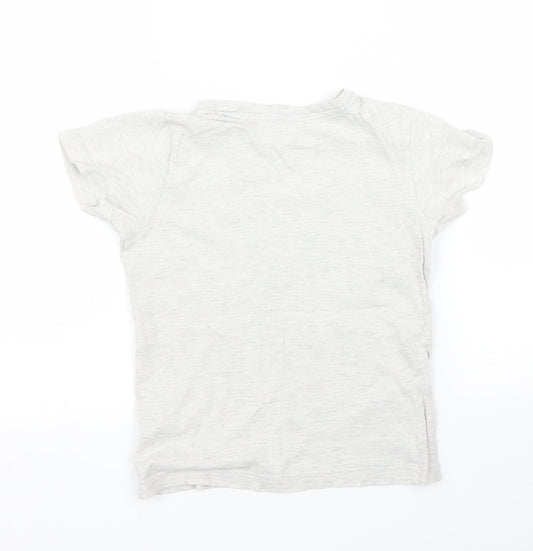 Primark Boys Beige Rayon Basic T-Shirt Size 5 Years
