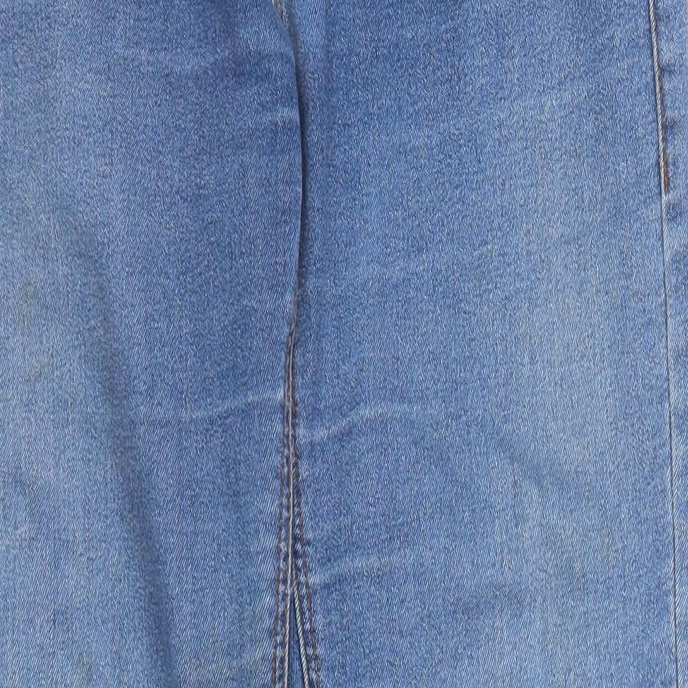 Pull&Bear Womens Blue Denim Skinny Jeans Size 8 L27 in