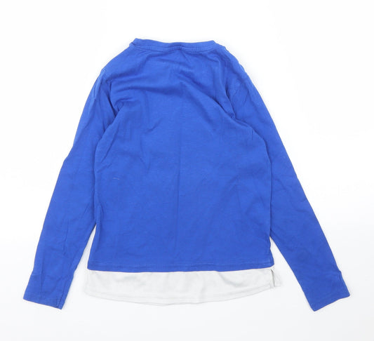 Pep&Co Boys Blue Basic T-Shirt Size 6 Years