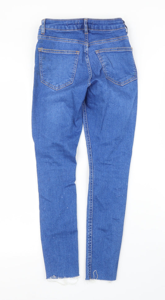 New Look Girls Blue Denim Skinny Jeans Size 11 Years
