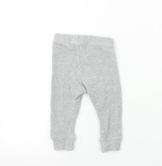 H&M Boys Grey Jogger Trousers Size 9 Months