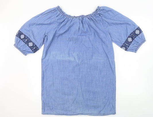 TU Womens Blue A-Line Size 10