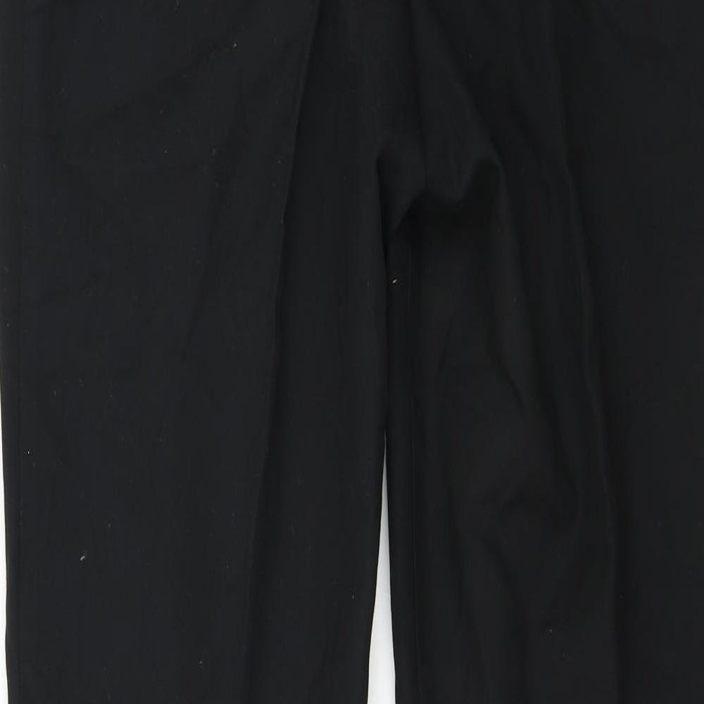 NEXT Womens Black Trousers Size 12 L25 in