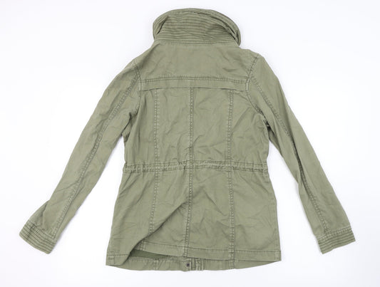 New Look Womens Green Jacket Coat Size 8