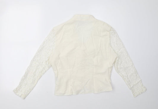 Burton Womens White Jacket Size 12