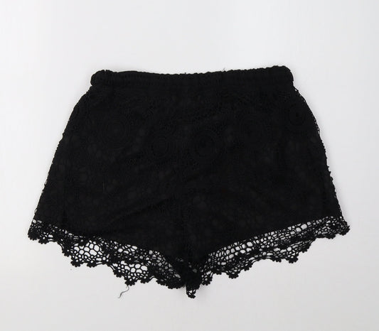 Preworn Womens Black Shorts Size 8