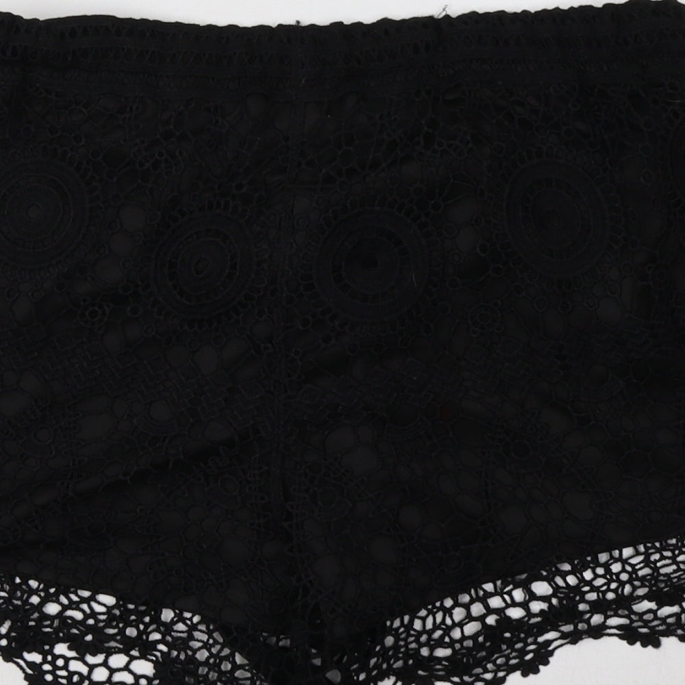 Preworn Womens Black Shorts Size 8