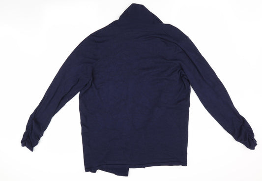 Charles Vogele Womens Blue Cardigan Jumper Size L - Longline Cardigan