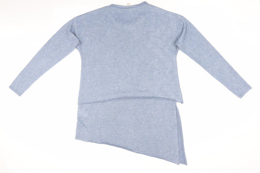 River Island Womens Blue Tunic Jumper Size 8