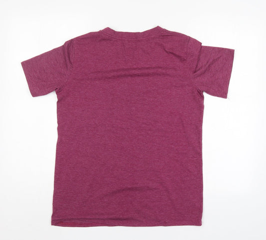 Preworn Womens Purple Basic T-Shirt Size S