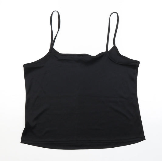 BM Womens Black Basic Tank Size 20