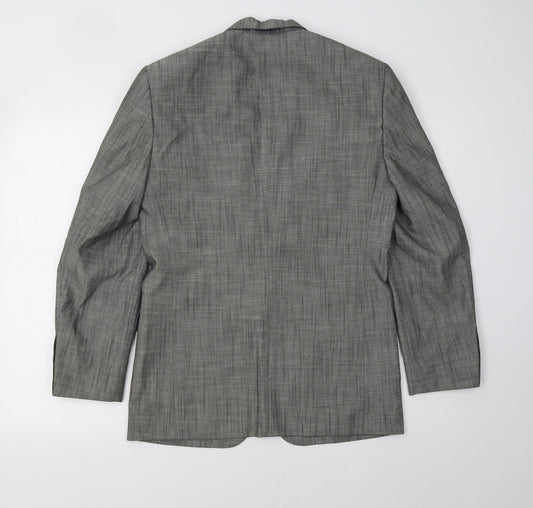 Jive Womens Grey Jacket Blazer Size M