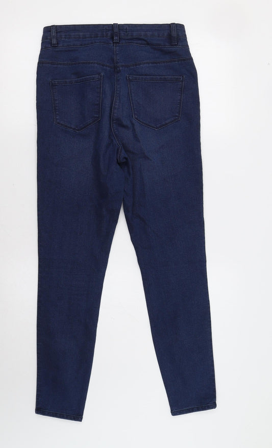 Studio Denim Womens Blue Skinny Jeans Size 10 L28 in